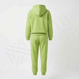 Stylish <b>Womens</b> Pure Cotton Fleece Tracksuits Customizable Logo Label High Quality Ladies Sets Premium Soft <b>Warm</b> Gym Sportswear - Product Image 2