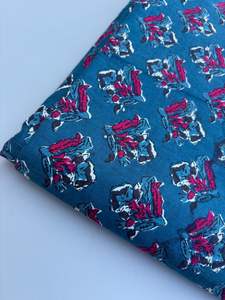 ชุดเดรสผ้าสวิงพิมพ์ลายดอกไม้สำหรับผู้หญิงผ้าห่มทำมือสำหรับเด็กงานหัตถกรรมผ้าฝ้ายพิมพ์ลายหน้าจอหลวม - Product Image 3