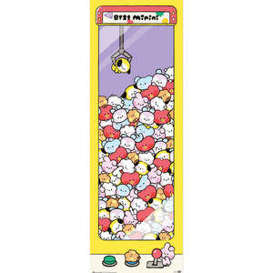 เครื่องเกมอาร์เคดดีไซน์ทันสมัย BT21 รุ่น Trposter สำหรับงานวันเกิด ทำจากกระดาษ - Product Image 1