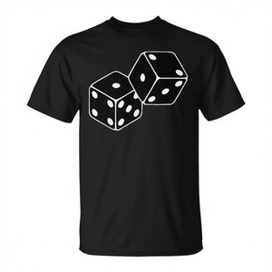 Craps Players Dice <b>Gambling</b> Promotional T-Shirt - Product Image 2