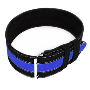 Ceinture de gymnastique en cuir de vachette personnalisée de haute qualité pour l'haltérophilie et le levage de puissance respirante avec prix de logo personnalisé - Product Image 6