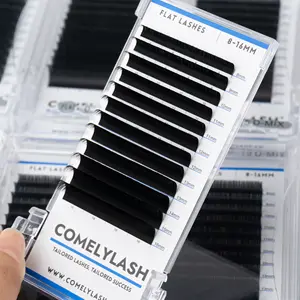 COMELYLASH Volumen Ellipse Flat Lash Classic Lashes Flat Ellipse .20 Jカールマットカシミアフラットラッシュエクステンション卸売