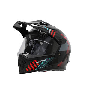 Casque de moto Acerbis Rider Junior Full Retro Style, état neuf, coque en PC et ABS avec doublure en mousse, visière intégrée. - Product Image 1