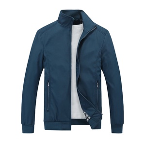 Nouveau Design hommes fermeture éclair coupe-vent veste de haute qualité respirant bleu couleur grande taille imperméable pour la saison de printemps 2026 - Product Image 5