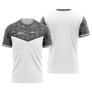 Maillot de football sublimé de haute qualité en blanc | Chemise de sport à logo d'équipe personnalisé | Fournisseur direct d'usine - Product Image 1