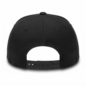 Gorra Snapback Negra Personalizada OEM ODM al por Mayor, 6 Paneles, Visera Plana, Bordado 3D, Letras y Logotipo Personalizados, Estilo Casual Deportivo, 100% Algodón - Product Image 3