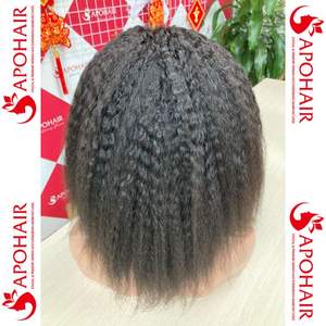 Perruques Lace Front Wigs brésiliennes à cuticules alignées, perruques cheveux humains vierges, densité 180, 13x6, vente en gros - Product Image 5