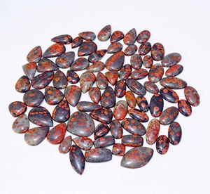 AAA + meilleure qualité naturelle mexicaine arachide obsidienne lâche pierre précieuse mélange forme Cabochon pierre précieuse en vrac pour la fabrication de bijoux - Product Image 5