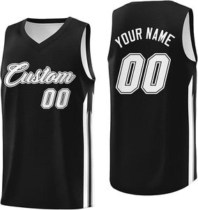 Camiseta de baloncesto personalizable de secado rápido, malla transpirable, logotipo personalizado, nombre del equipo, impresión por sublimación, ropa deportiva de verano - Product Image 3