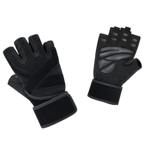 Gants d'haltérophilie de sport Gants d'haltérophilie rembourrés pour le fitness Gants d'entraînement avec enveloppes pour les poignets - Product Image 5