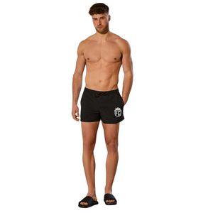 Short de bain pour homme Noire, séchage rapide, léger, short de bain de plage, coupe confortable pour la piscine, les vacances et les vêtements d'été - Product Image 6