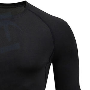 Camiseta de algodón y poliéster para hombre, camisa de manga larga con estampado de sublimación, alta calidad - Product Image 4