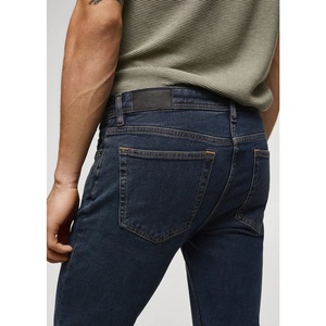 Jean droit et respirant de haute qualité personnalisé, vêtements de sport de fitness pour hommes, pantalons en denim confortables et décontractés pour hommes - Product Image 4