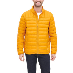Veste matelassée pour homme en gros d'usine, logo personnalisé, veste en duvet pour homme, veste à capuche matelassée - Product Image 1