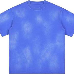 เสื้อยืดผู้ชายผ้าฝ้าย100% ขายส่งโลโก้ผ้าบาติกซักแบบกรดเฮฟวี่เวทสำหรับฤดูร้อนออกแบบได้ตามต้องการ - Product Image 5