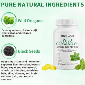 תוסף תזונה צמחי נוגד חמצון ומעודד חסינות, שמן אורגנו 6000 מ\\\"ג עם שמן זרעי קצח, כמוסות למבוגרים, סיטונאי מהמפעל - Product Image 1