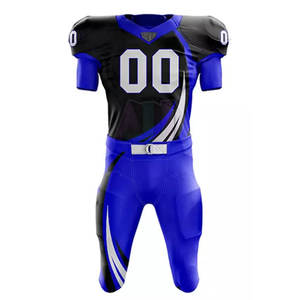 Uniforme de Fútbol Americano Corto y Transpirable con Logotipo Personalizado, Incluye Camiseta y Pantalones para Equipos, Pedidos al por Mayor Disponibles - Product Image 1