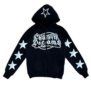 Sweats à capuche unisexes à impression bouffante 3D de haute qualité personnalisés en gros Streetwear pour hommes fermeture éclair respirante conception pour l'hiver - Product Image 1