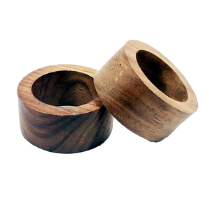Servilletero de Diseño Personalizado, Ecológico, Lujoso y Moderno, Anillos de Servilleta de Madera Únicos de Alta Calidad a Bajo Precio para Fiestas y Bodas - Product Image 5