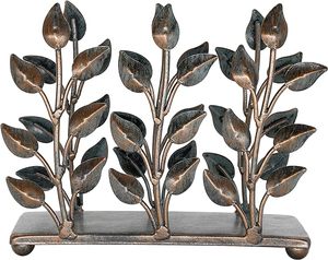 Luxury Leaf Design Metal Napkin Holder High Quality <b>Tissue</b> Box Cover for <b>Wedding</b> Party Hotels & Restaurants Bulk Price - Product Image 2