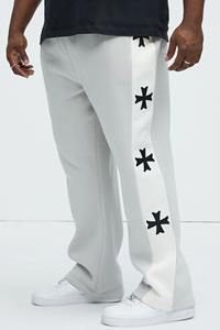 Baggy pour hommes de taille plus décontracté coupe ample personnalisé sérigraphie pantalons de survêtement et pantalons de survêtement - Product Image 3