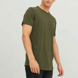 T-shirt uni lourd avec broderie d'impression personnalisée 100% coton prix de gros t-shirts unisexe - Product Image 4