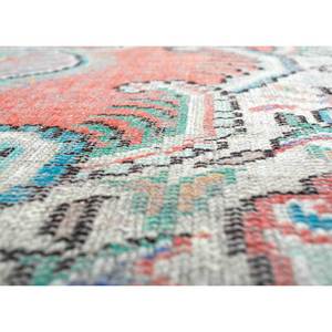 Alfombra de Lana Vintage Pae-2632 de Gran Tamaño, Roja y Naranja, con Patrón de Medallón Anudado a Mano, para Uso Doméstico, para Entrada o Pasillo, Rectangular 9x12 - Product Image 3