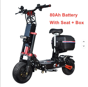 สกู๊ตเตอร์ไฟฟ้า K13 72V 12000W รุ่นล่าสุด ทนทาน แข็งแรง เร็ว พร้อมแอพ NFC ความเร็ว 75 ไมล์ต่อชั่วโมง ล้อใหญ่ 13 นิ้ว ระยะทาง 110-120 กม./ชม. ความเร็ว 75 ไมล์ต่อชั่วโมง - Product Image 1