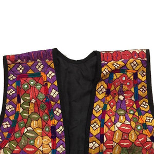 Chaleco hecho a mano para hombres, abrigo de cintura con diseño de estilo afro, tradicional, hecho a mano - Product Image 3