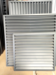 Tiết kiệm năng lượng ngang bên ngoài không khí louvres cho kho khách sạn sử dụng có thể điều chỉnh màu sắc tùy chỉnh kẽm thép/Hợp kim nhôm - Product Image 2