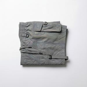 <b>Men</b> Solid Nylon Cargo <b>Shorts</b> Custom Puff Print Breathable Streetwear <b>Baggy</b> Fit Gym Casual Half Pants Wholesale Bulk OEM Supply - Product Image 4