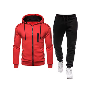 Ensemble de jogging pour hommes en coton 100% respirant et écologique, taille plus, survêtement de sport, logo personnalisé, maternité, hiver - Product Image 2