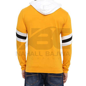 Venta al por mayor Premium Men's Heavy Weight Fleece Pullover Hoodies Casual Deportes de invierno ODM Supply Quality Printed Solid Low Custom - Product Image 4