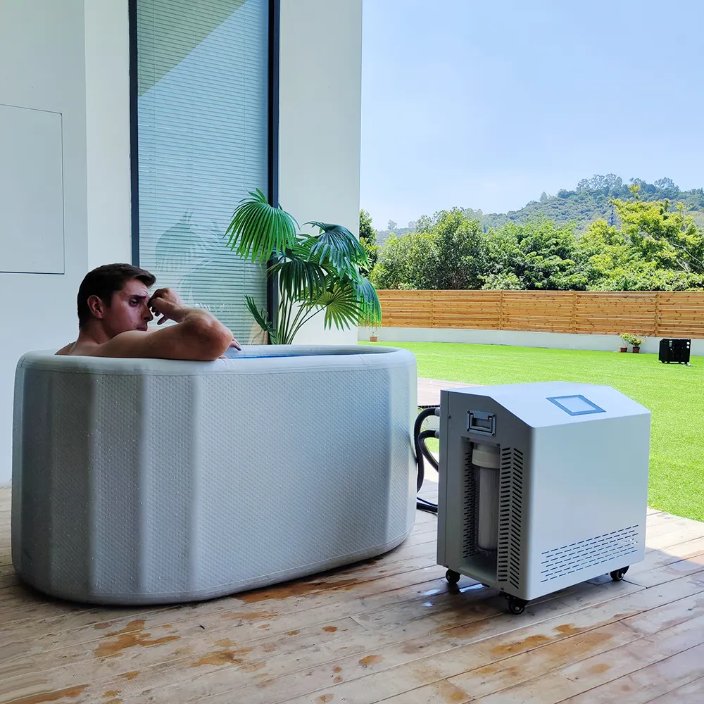 Machine à bains chauds et glacés Bain de glace Refroidisseur plongeant froid pour la récupération après le sport