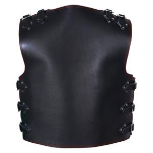 Chaleco de Motocicleta de Invierno, Diseño Personalizado OEM, Alta Calidad, Bordado, Cuero Vacuno Grueso de Primera Calidad, Transpirable, Completamente Forrado - Product Image 3