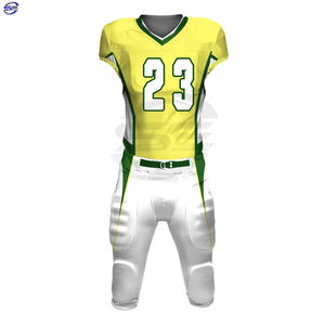 เสื้อเจอร์ซีย์เล่นกีฬาสีทึบเสื้อเจอร์ซีย์ชุดกีฬาอเมริกันแห้งเร็ว - Product Image 1