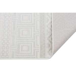 Cunda พรมเนื้อนุ่มสีเบจ CN012สีเบจใช้งานได้นานแบบสานสี่เหลี่ยมผืนผ้าโถงทางเดินในบ้านสำหรับห้องนั่งเล่น - Product Image 5