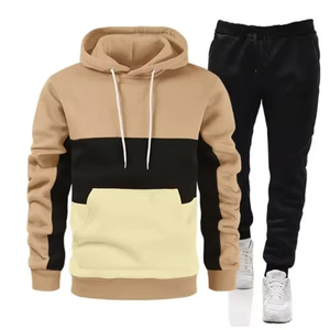 Conjunto de Sudadera con Capucha de Felpa de Algodón Cálido y Cómodo para Hombre, Diseños Personalizados, Pantalones Deportivos, Estilo Urbano para Ropa Casual, Chándales - Product Image 2