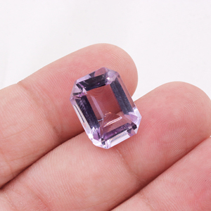 Comprar Piedra Preciosa Natural Amatista Púrpura 10,5 Ct Corte Esmeralda-Colgante de Piedra Preciosa-Joyería Piedra Preciosa Suelta Facetada Grado AAA - Product Image 5