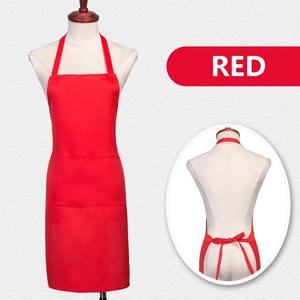 Acheter en gros Tabliers unis avec 2 poches Tablier de chef commercial avec logo personnalisé pour cuisine cuisine restaurant peinture - Product Image 1