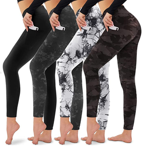 ผู้หญิงที่กําหนดเองออกกําลังกายวิ่งเลกกิ้งสร้างรูปร่างยืดได้กางเกงโยคะเอวสูง - Product Image 1