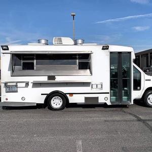Remolque de comida rápida de café móvil asequible Camiones de comida de barbacoa de pizza de perro caliente móvil con cocina completa a la venta - Product Image 1