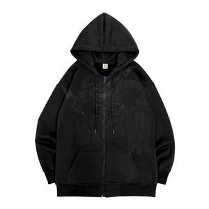 Sudaderas con capucha con estampado personalizado para hombre y mujer, ropa informal holgada, sudaderas con capucha de Color sólido, ropa de calle de manga larga con personalidad, sudaderas - Product Image 2