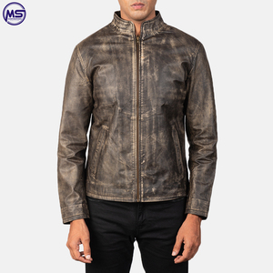 Chaqueta de cuero de manga larga para hombre, Material de Cuero 100%, profesional, gran oferta, nuevo diseño - Product Image 5
