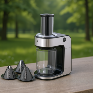 WMF Kult X Machine à pâtes électrique et trancheuse spirale 0416480011 avec 3 inserts de coupe extra-affûtés et technologie de découpe parfaite pour - Product Image 3