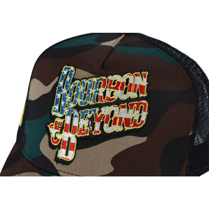 Gorras Trucker Personalizadas con Camuflaje, Logotipo Bordado en 3D, Visera Curva, para Hombre y Mujer, ODM, Venta al por Mayor, Pesca, Ciclismo, Hip Hop, Marca Injae Vina Vietnam - Product Image 2