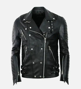 Chaqueta de piel auténtica de vaca personalizada para mujer abrigo de motorista de moda ajustado con cinturón fabricante de fábrica OEM - Product Image 1