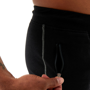 Pantalones Cortos Deportivos para Hombre de Tallas Grandes, de Alta Calidad, Ecológicos, Transpirables, Resistentes al Viento, Lisos, Teñidos, con Color Personalizado, para Entrenamiento - Product Image 4