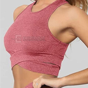 Conjunto de Yoga para Mujer OEM, Fabricante Profesional, Ropa Deportiva sin Costuras de Secado Rápido para Gimnasio y Entrenamiento Físico - Product Image 3
