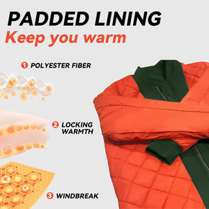 Blouson aviateur universitaire personnalisé pour hommes, chaud à capuche, lettre style patchwork, procédé de revêtement de tissu en toile noire - Product Image 5